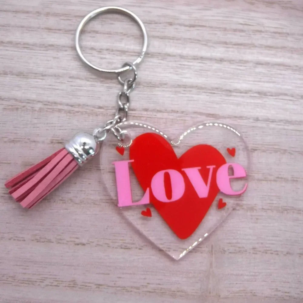 Keychains Acrylic / Resin Love